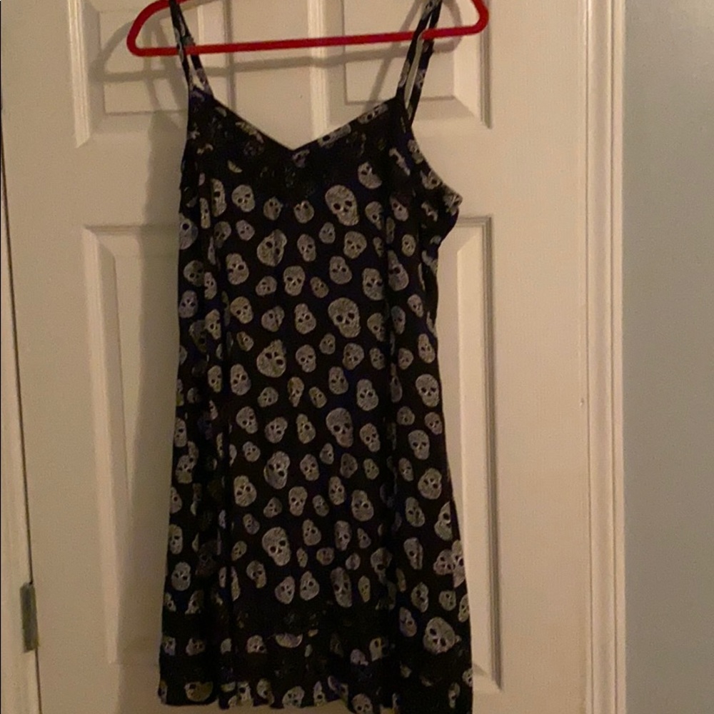 Skull pattern dress
